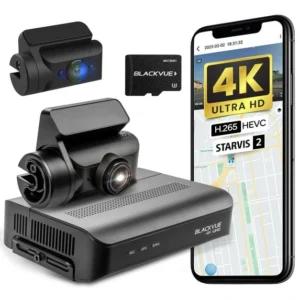 DR970X Box-2CH IR Plus Dash Cam 64GB | Secure Box Unit + 2 Small Cameras