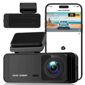 Ecomoment Dash Cam Front WiFi 1296P, Dash Camera for Cars